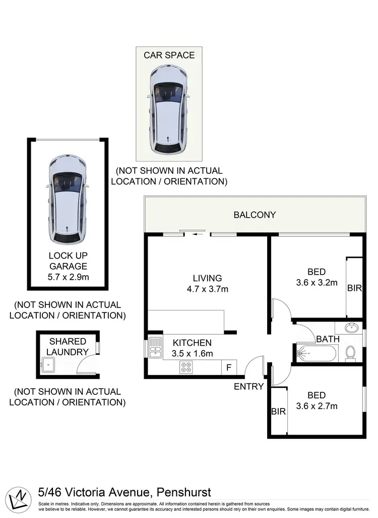 Floorplan of Homely unit listing, 5/46 Victoria Avenue, Penshurst NSW 2222