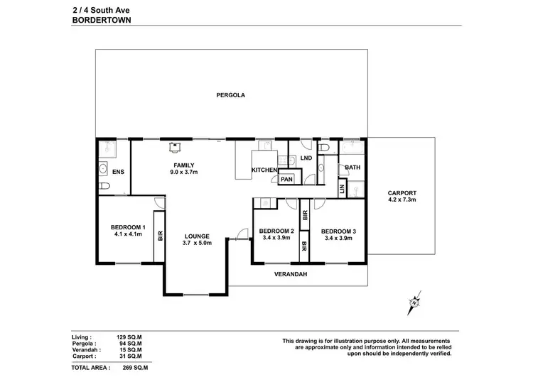 Floorplan of Homely house listing, 2-4 South Avenue, Bordertown SA 5268