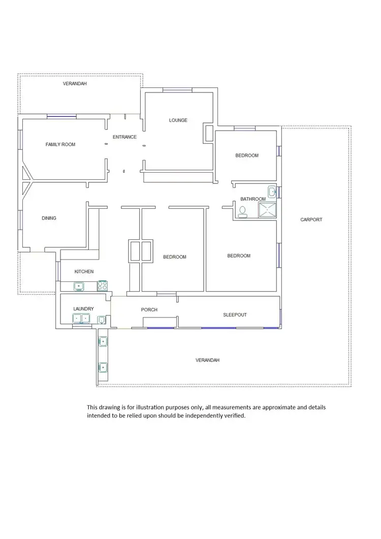 Floorplan of Homely house listing, 49 South Terrace, Bordertown SA 5268