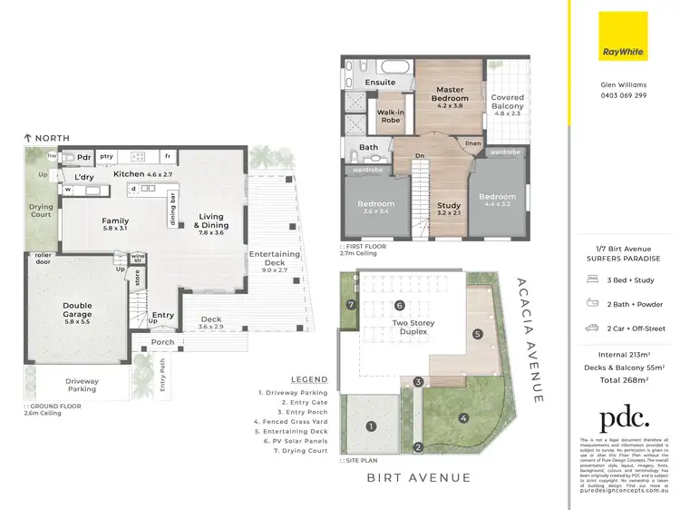 Floorplan of Homely villa listing, 1/7 Birt Avenue, Surfers Paradise QLD 4217