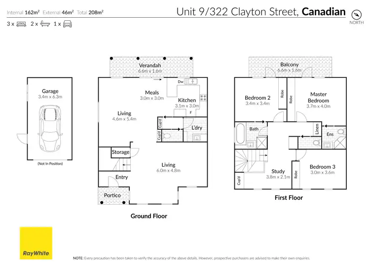 Floorplan of Homely house listing, 9/322 Clayton Street, Canadian VIC 3350