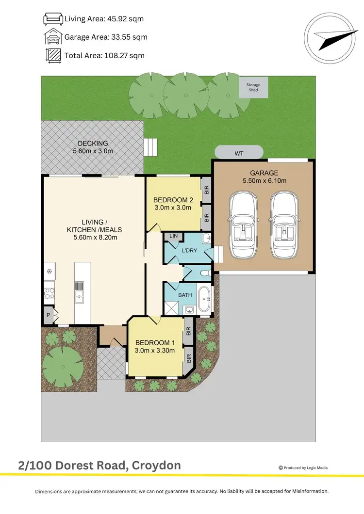 Floorplan of Homely unit listing, 2/100 Dorset Road, Croydon VIC 3136
