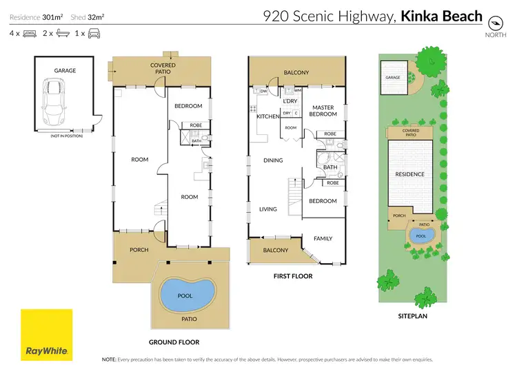 Floorplan of Homely house listing, 920 Scenic Highway, Kinka Beach QLD 4703