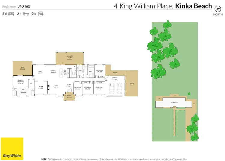 Floorplan of Homely house listing, 4 King William Place, Kinka Beach QLD 4703