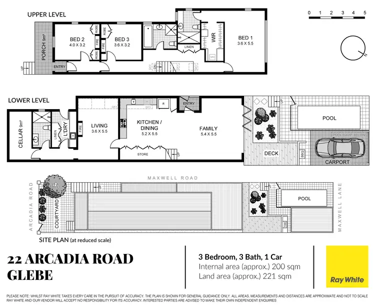 Floorplan of Homely house listing, 22 Arcadia Road, Glebe NSW 2037