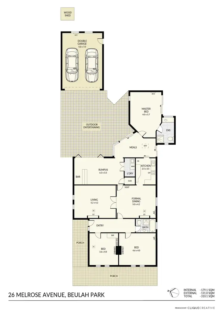 Floorplan of Homely house listing, 26 Melrose Avenue, Beulah Park SA 5067