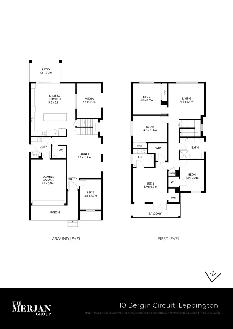 Floorplan of Homely house listing, 10 Bergin Circuit, Leppington NSW 2179