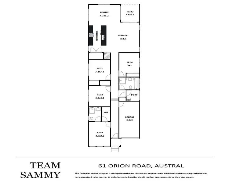 Floorplan of Homely house listing, 61 Orion Road, Austral NSW 2179