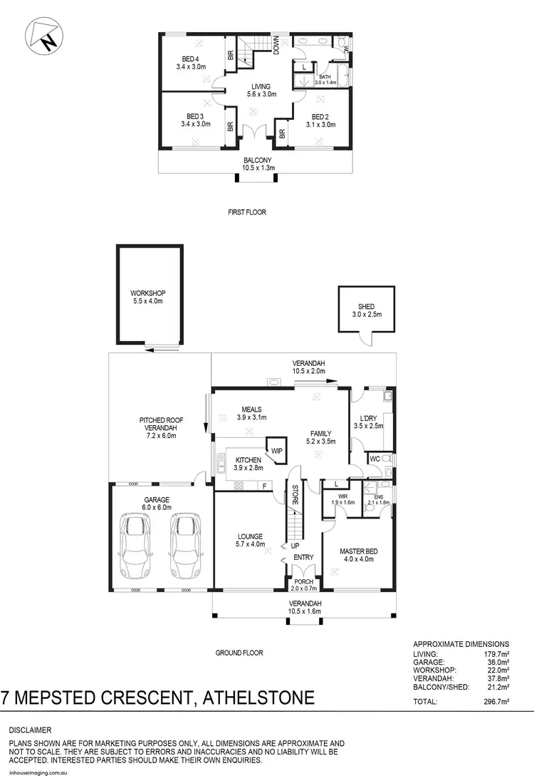 Floorplan of Homely house listing, 7 Mepsted Crescent, Athelstone SA 5076