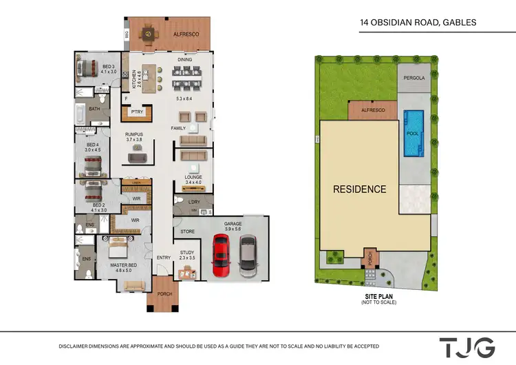 Floorplan of Homely house listing, 14 Obsidian Road (The Gables), Box Hill NSW 2765