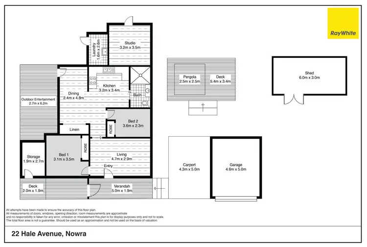 Floorplan of Homely house listing, 22 Hale Avenue, Nowra NSW 2541