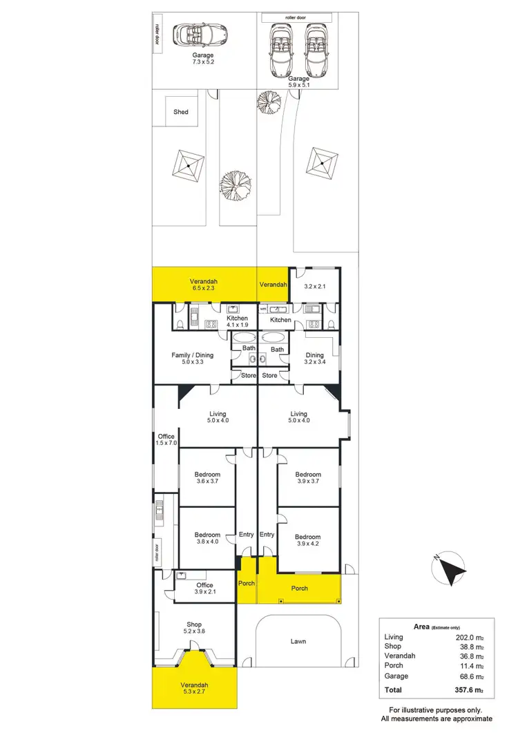 Floorplan of Homely other listing, 24 & 26 Huntriss Street, Torrensville SA 5031