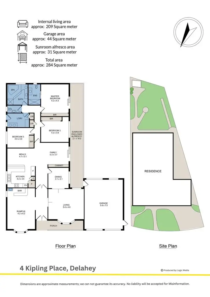 Floorplan of Homely house listing, 4 Kipling Place, Delahey VIC 3037