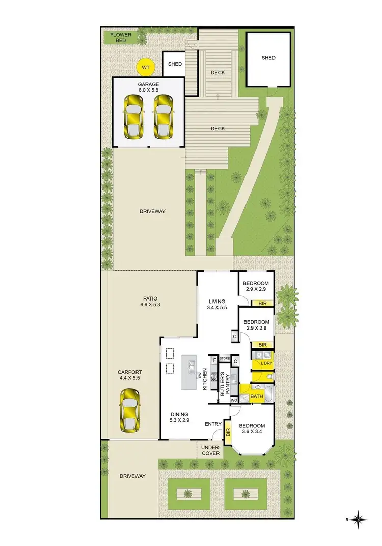 Floorplan of Homely house listing, 14 Param Street, Grovedale VIC 3216