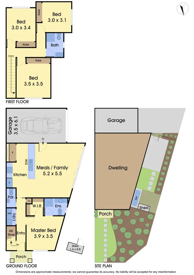 Floorplan of Homely townhouse listing, 11B Nina Court, Bentleigh East VIC 3165