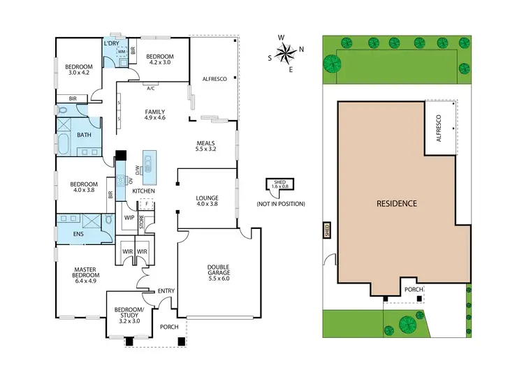 Floorplan of Homely house listing, 57 Tallawong Drive, Doreen VIC 3754