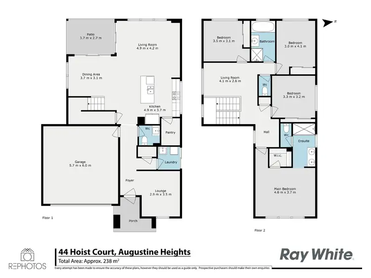 Floorplan of Homely house listing, 44 Hoist Court, Augustine Heights QLD 4300