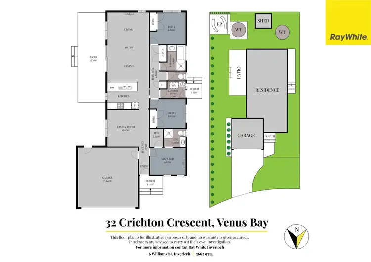 Floorplan of Homely house listing, 36 Crichton Crescent, Venus Bay VIC 3956