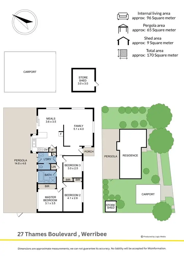 Floorplan of Homely house listing, 27 Thames Boulevard, Werribee VIC 3030