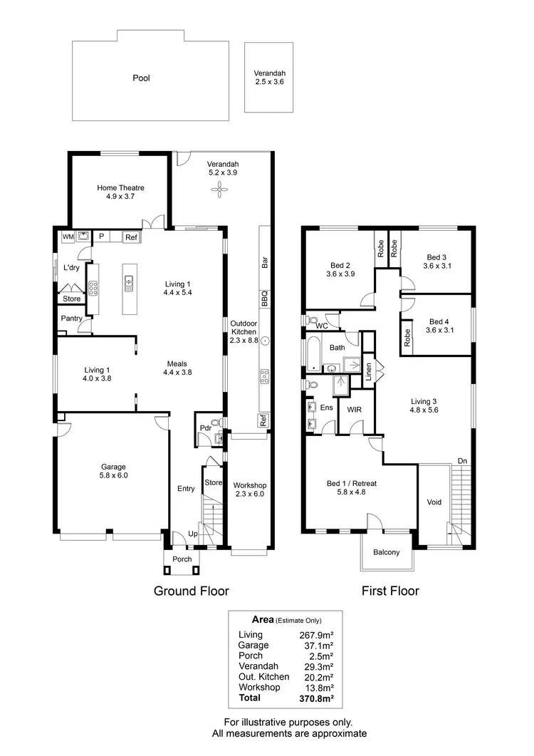 Floorplan of Homely house listing, 60 Franklin Avenue, Mawson Lakes SA 5095
