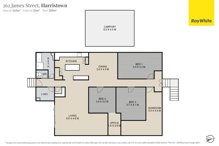 Floorplan of Homely house listing, 262 James Street, Harristown QLD 4350