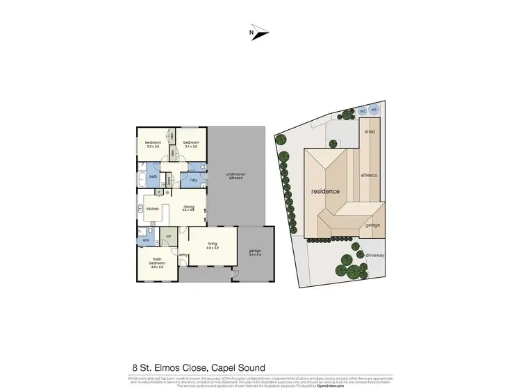 Floorplan of Homely house listing, 8 St Elmos Close, Capel Sound VIC 3940