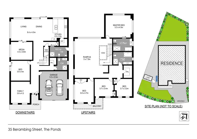 Floorplan of Homely house listing, 35 Berambing Street, The Ponds NSW 2769