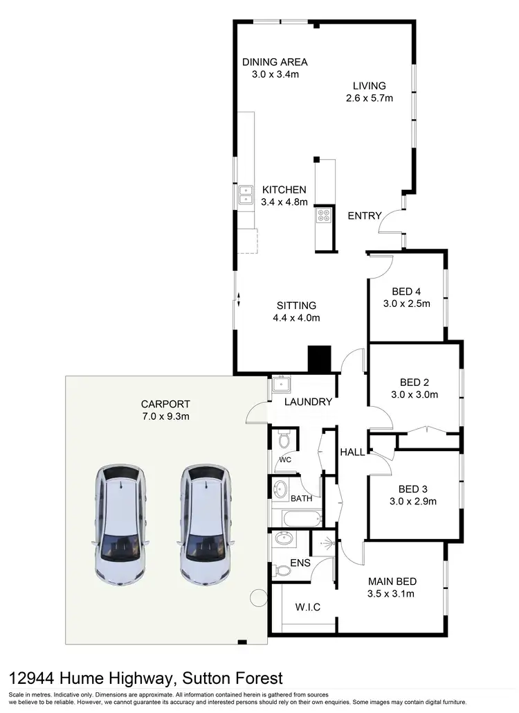 Floorplan of Homely rural property listing, 12944 Hume Highway, Sutton Forest NSW 2577