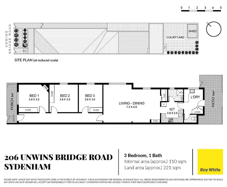 Floorplan of Homely house listing, 206 Unwins Bridge Road, Sydenham NSW 2044