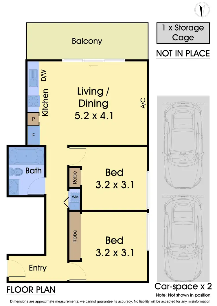 Floorplan of Homely apartment listing, 8/1314 Dandenong Road, Hughesdale VIC 3166