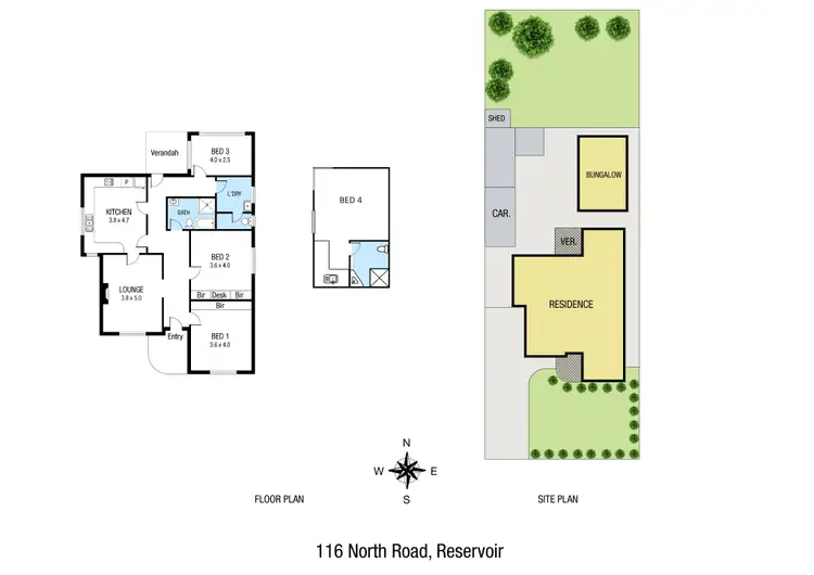 Floorplan of Homely house listing, 116 North Road, Reservoir VIC 3073