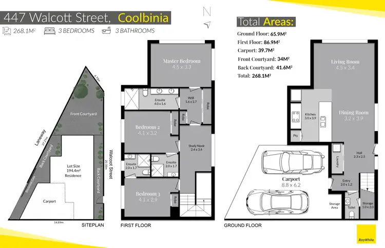 Floorplan of Homely house listing, 443 Walcott Street, Coolbinia WA 6050