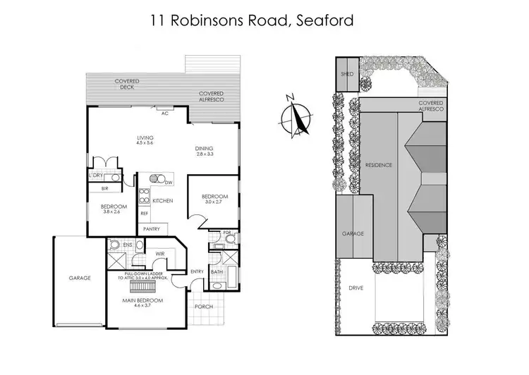 Floorplan of Homely house listing, 11 Robinsons Road, Seaford VIC 3198