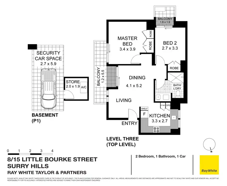 Floorplan of Homely apartment listing, 8/15 Little Bourke Street, Surry Hills NSW 2010