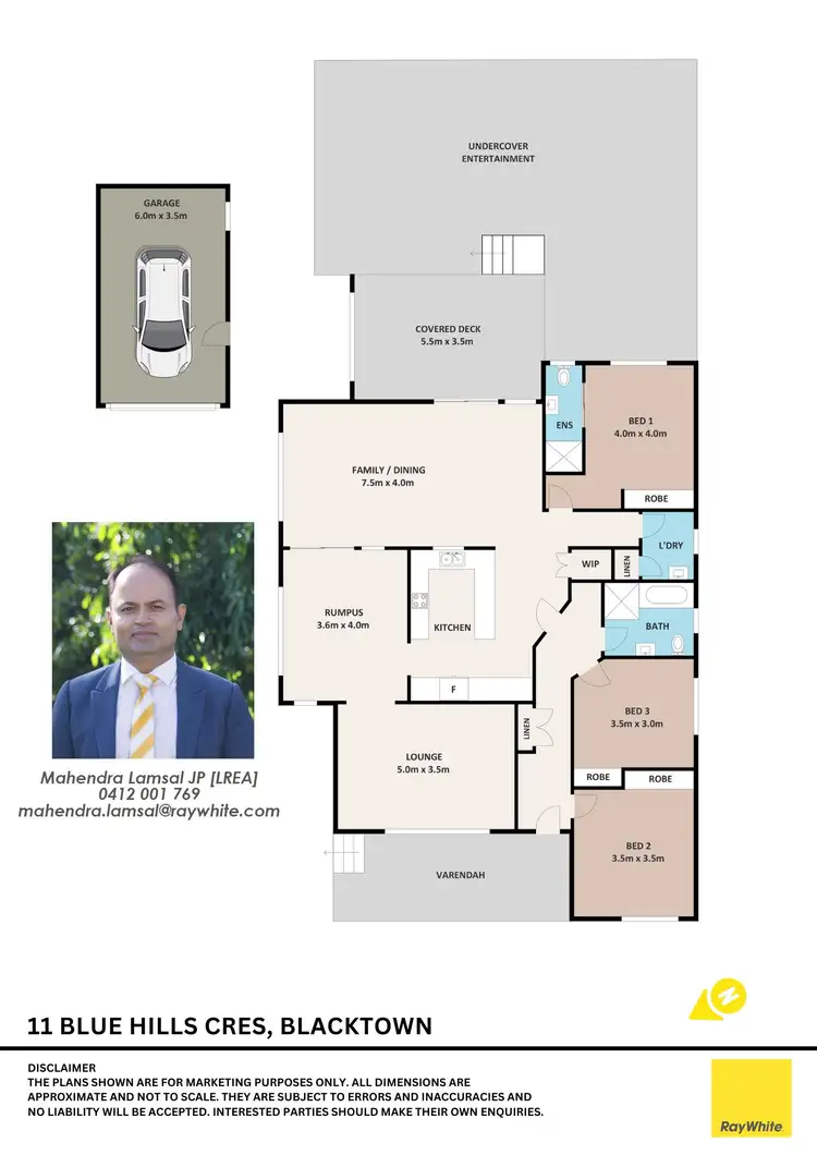 Floorplan of Homely house listing, 11 Blue Hills Crescent, Blacktown NSW 2148