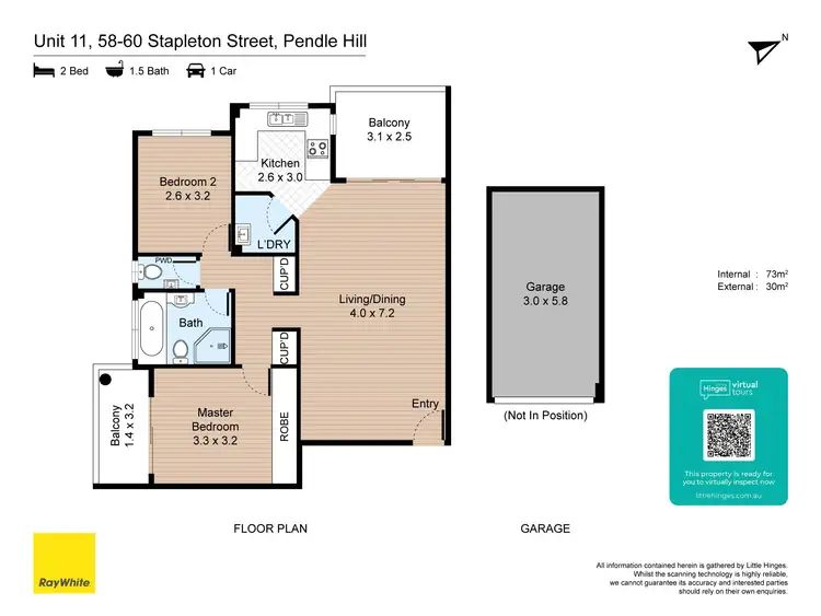 Floorplan of Homely unit listing, 11/58-60 Stapleton Street, Pendle Hill NSW 2145