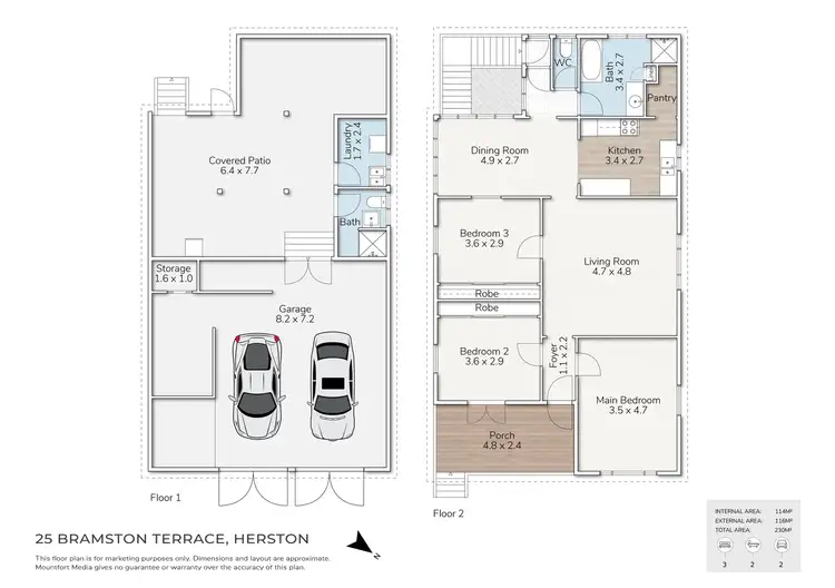 Floorplan of Homely house listing, 25 Bramston Terrace, Herston QLD 4006