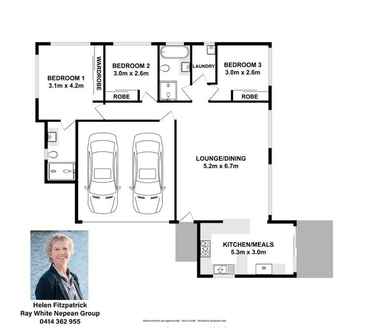 Floorplan of Homely house listing, 45 Romley Crescent, Oakhurst NSW 2761