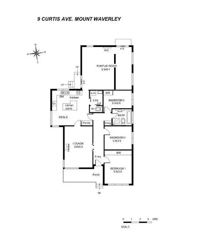 Floorplan of Homely house listing, 9 Curtis Avenue, Mount Waverley VIC 3149