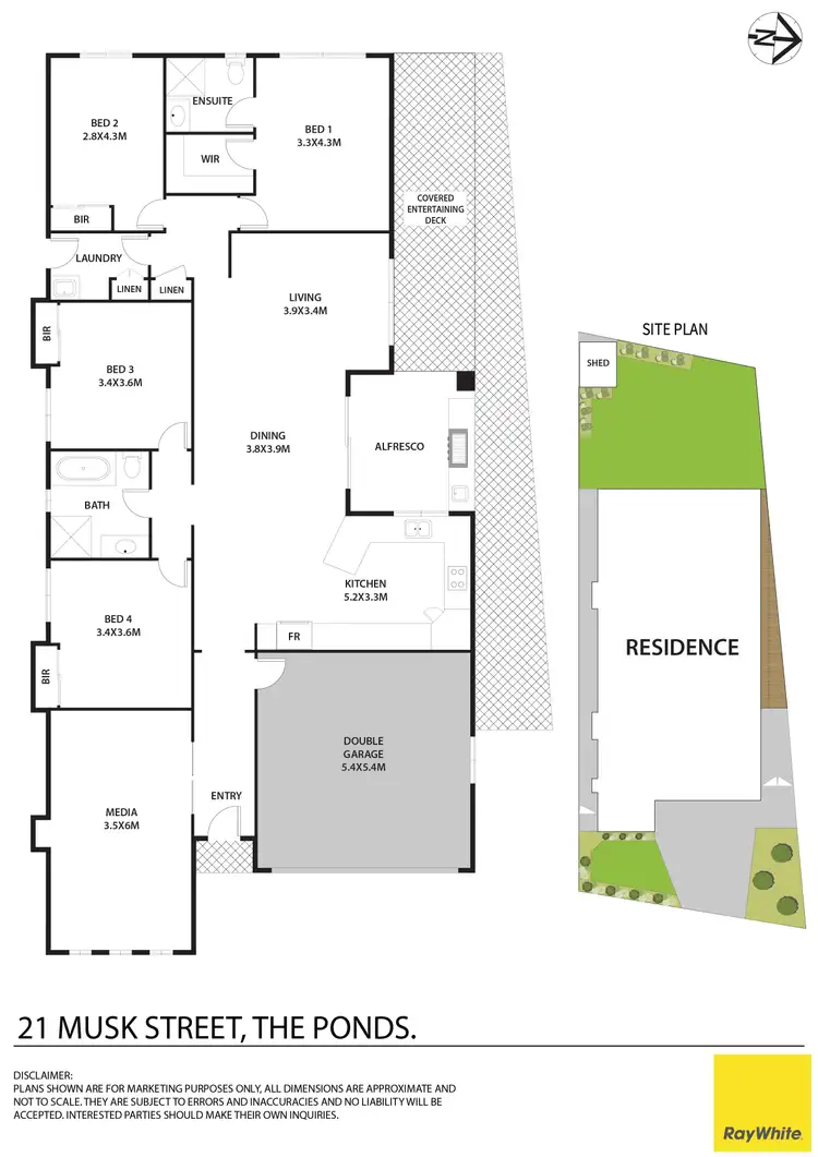 Floorplan of Homely house listing, 21 Musk Street, The Ponds NSW 2769