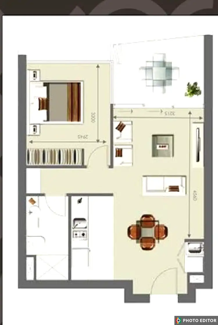 Floorplan of Homely apartment listing, 21106/8 Hercules Street, Hamilton QLD 4007