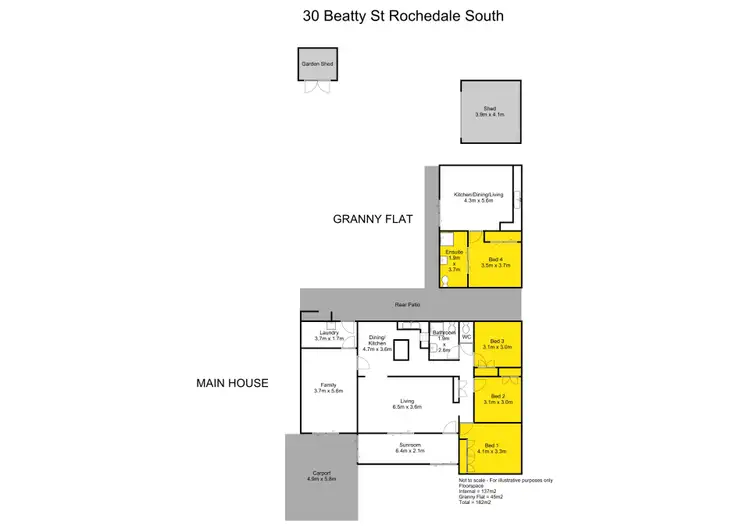 Floorplan of Homely house listing, 30 Beatty Street, Rochedale South QLD 4123