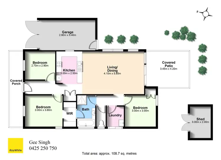 Floorplan of Homely house listing, 5 Monash Court, Forest Lake QLD 4078