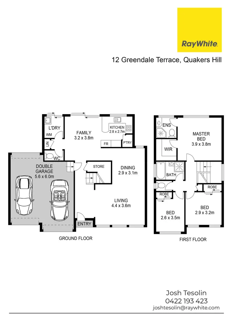 Floorplan of Homely house listing, 12 Greendale Terrace, Quakers Hill NSW 2763