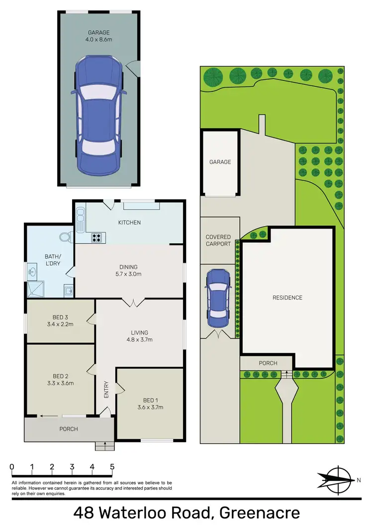 Floorplan of Homely house listing, 48 Waterloo Road, Greenacre NSW 2190