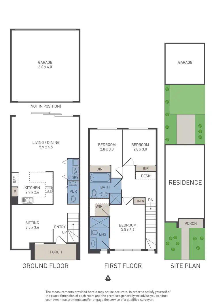 Floorplan of Homely house listing, 72 Washington Drive, Thornhill Park VIC 3335