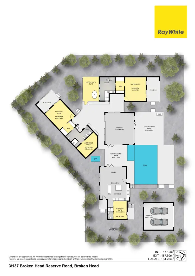 Floorplan of Homely house listing, 3/137 Broken Head Reserve Road, Broken Head NSW 2481