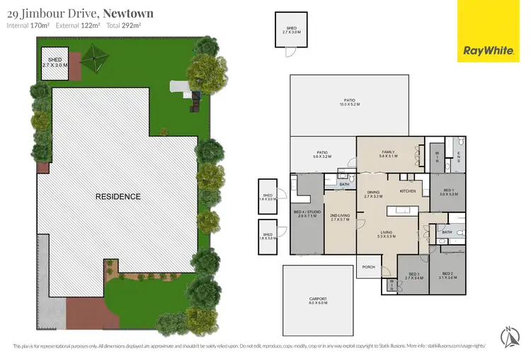 Floorplan of Homely house listing, 29 Jimbour Drive, Newtown QLD 4350