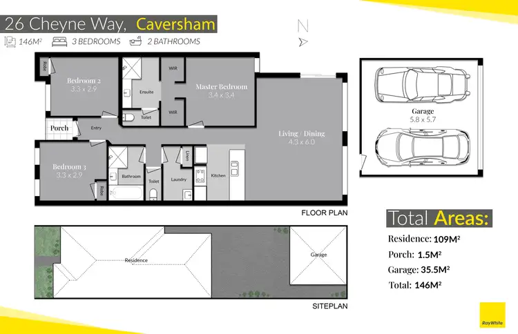 Floorplan of Homely house listing, 26 Cheyne Way, Caversham WA 6055