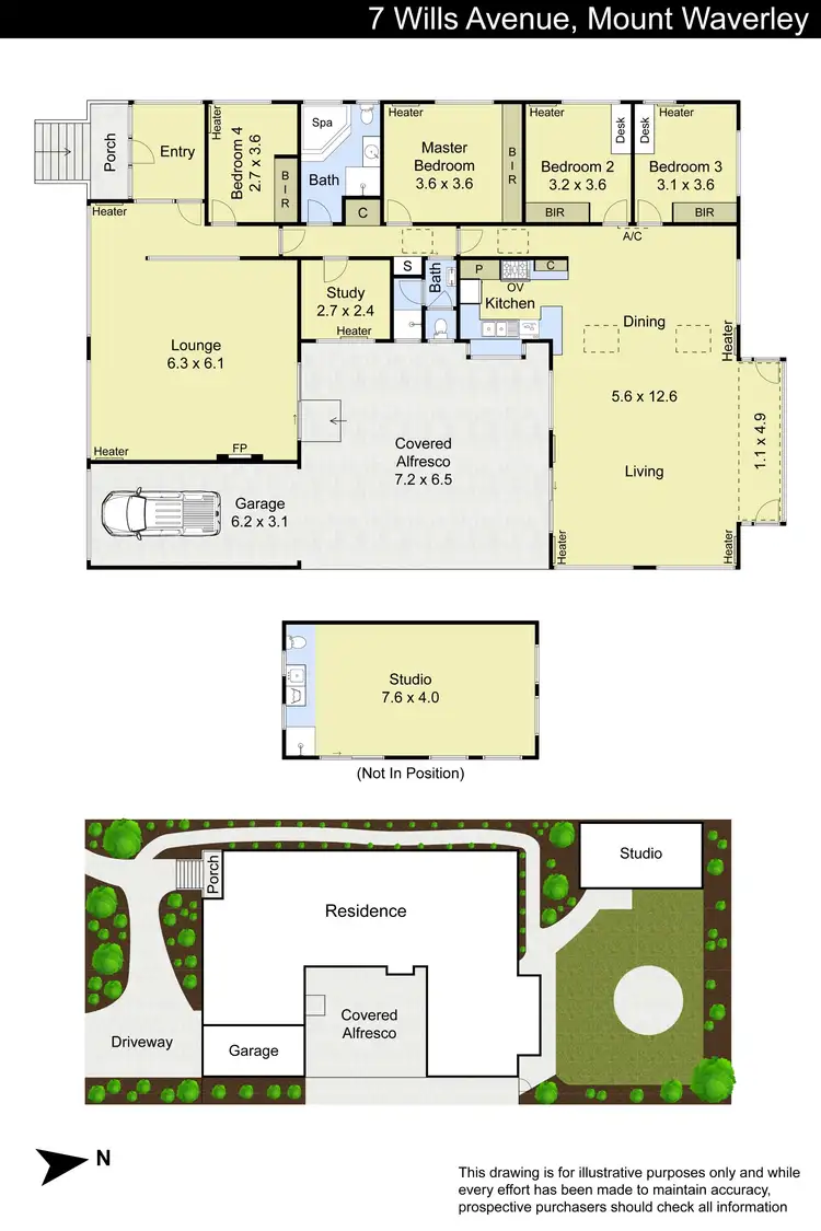 Floorplan of Homely house listing, 7 Wills Avenue, Mount Waverley VIC 3149